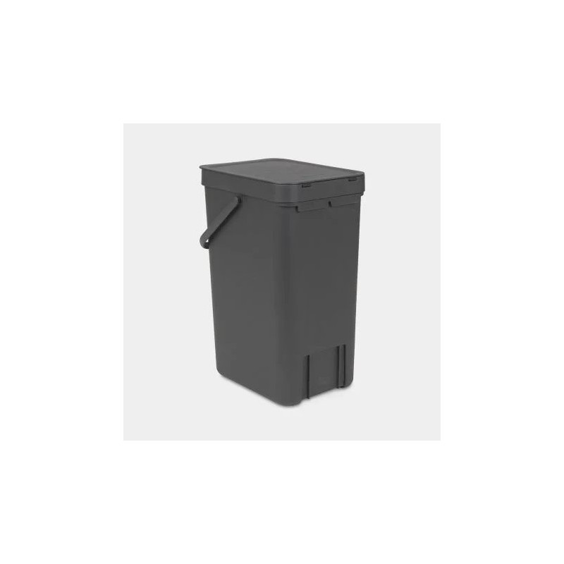 BRABANTIA atkritumu tvertne Sort &amp; Go 16 l grey 109966
