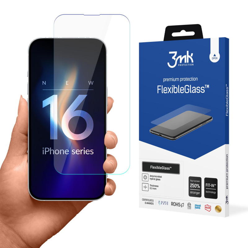 Hybrid glass FlexibleGlass iPhone 16