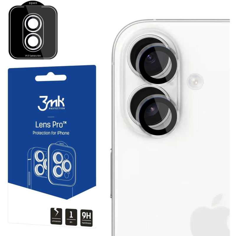 3mk Lens Protection Pro Camera Glass for Apple iPhone 17 - Clear