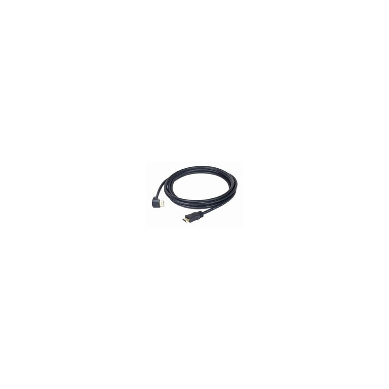 Gembird 90 degrees HDMI male-male cable with gold-plated connectors 3m