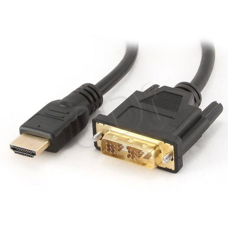 Gembird HDMI to DVI male-male cable with gold-plated connectors 0.5m