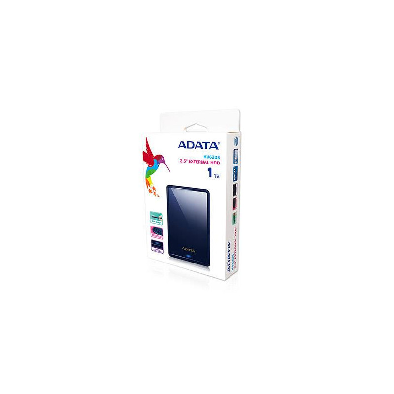 ADATA external HDD HV620S 1TB 2 5'' USB3.0 - blue