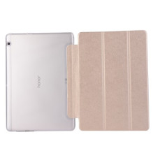 Riff Texture Tablet case Tri-fold Stand Leather Flip for Huawei MediaPad T3 7.0 Gold Riff Texture Tablet case Tri-fold Stand Leather Flip for Huawei MediaPad T3 7.0 Gold