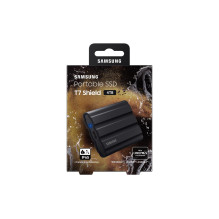 External SSD, SAMSUNG, T7, 4TB, USB 3.2, Write speed 1000 MBytes / sec, Read speed 1050 MBytes / sec, MU-PE4T0S / EU