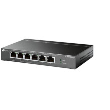 Jungiklis, TP-LINK, TL-SG1006PP, darbalaukis / stovas, 6x10Base-T / 100Base-TX / 1000Base-T, PoE+ prievadai 4, TL-SG1006