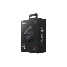 External SSD, SAMSUNG, T9, 4TB, USB 3.2, Write speed 2000 MBytes / sec, Read speed 2000 MBytes / sec, MU-PG4T0B / EU