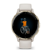 SMARTWATCH VENU 3S / IVORY / GOLD 010-02785-04 GARMIN SMARTWATCH VENU 3S / IVORY / GOLD 010-02785-04 GARMIN