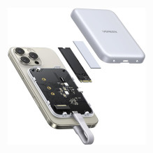 Ugreen M.2 NVMe SSD Magnetic Case - White