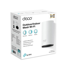 Belaidis maršrutizatorius, TP-LINK, Deco X50-Outdoor, DECOX50-OUTDOOR (1 vnt. pakuotė)