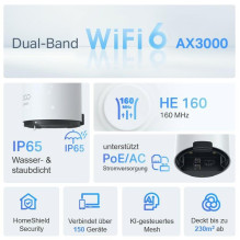 Belaidis maršrutizatorius, TP-LINK, Deco X50-Outdoor, DECOX50-OUTDOOR (1 vnt. pakuotė)
