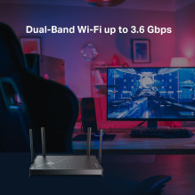 Belaidis maršrutizatorius, TP-LINK, belaidis maršrutizatorius, 3600 Mbps, LAN \ WAN prievadai 1, antenų skaičius 4, ARCH