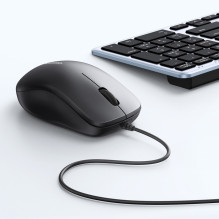 Ugreen wired optical mouse - black