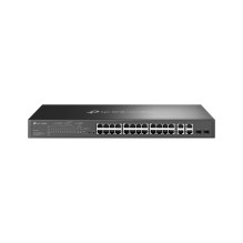 Jungiklis, TP-LINK, SL2428P, stovas, PoE+ prievadai 24, 250 vatų, SL2428P