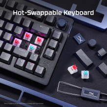 KLAVIATŪROS LYDINIS RISE BLACK / 7G7A3AA ABA HYPERX KLAVIATŪROS LYDINIS RISE BLACK / 7G7A3AA ABA HYPERX