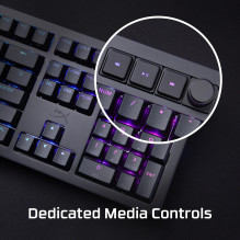 KEYBOARD ALLOY RISE BLACK / 7G7A3AA ABA HYPERX