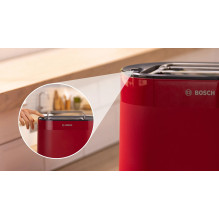 Skrudintuvas - Bosch TAT2M124, 6 Griežinėliai, 950 W, Raudonas Skrudintuvas - Bosch TAT2M124, 6 Griežinėliai, 950 W, Raudonas