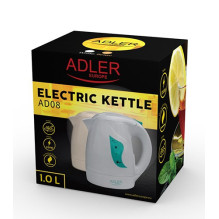Electric Kettle - Adler AD 08 - 1 L - 850 W - White Electric Kettle - Adler AD 08 - 1 L - 850 W - White