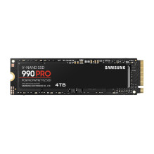 SSD, SAMSUNG, 990 PRO, 4TB, M.2, PCIe Gen4, NVMe, TLC, Rašymo greitis 6900 MB/s, Skaitymo greitis 7450 MB/s, 2,3 mm, TBW
