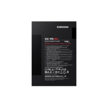 SSD, SAMSUNG, 990 PRO, 4TB, M.2, PCIe Gen4, NVMe, TLC, Rašymo greitis 6900 MB/s, Skaitymo greitis 7450 MB/s, 2,3 mm, TBW