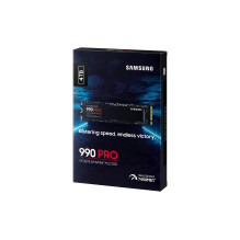SSD, SAMSUNG, 990 PRO, 4TB, M.2, PCIe Gen4, NVMe, TLC, Rašymo greitis 6900 MB/s, Skaitymo greitis 7450 MB/s, 2,3 mm, TBW