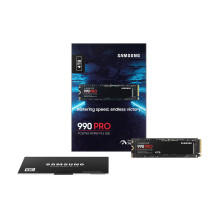 SSD, SAMSUNG, 990 PRO, 4TB, M.2, PCIe Gen4, NVMe, TLC, Rašymo greitis 6900 MB/s, Skaitymo greitis 7450 MB/s, 2,3 mm, TBW