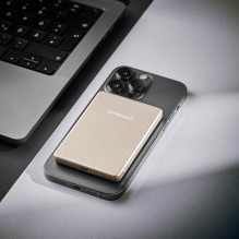 Išorinė baterija USB 5000MAH MAG / Šampano spalvos 7344021 INTENSO