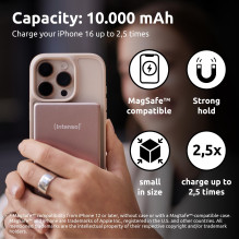 POWER BANK USB 10000MAH MAG / ROSE 7344033 INTENSO POWER BANK USB 10000MAH MAG / ROSE 7344033 INTENSO