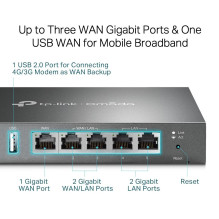 NET ROUTER 1000M 5P VPN / OMADA ER605 TP-LINK