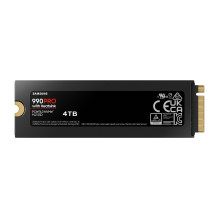 SSD, SAMSUNG, 990 PRO su aušintuvu, 4TB, M.2, PCIe Gen4, NVMe, TLC, Rašymo greitis 6900 MB/s, Skaitymo greitis 7450 MB/s
