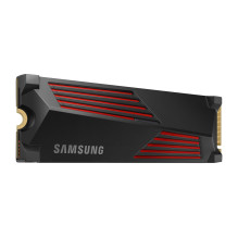 SSD, SAMSUNG, 990 PRO with Heatsink, 4TB, M.2, PCIe Gen4, NVMe, TLC, Write speed 6900 MBytes / sec, Read speed 7450 MByt