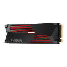 SSD, SAMSUNG, 990 PRO with Heatsink, 4TB, M.2, PCIe Gen4, NVMe, TLC, Write speed 6900 MBytes / sec, Read speed 7450 MByt