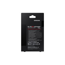 SSD, SAMSUNG, 990 PRO with Heatsink, 4TB, M.2, PCIe Gen4, NVMe, TLC, Write speed 6900 MBytes / sec, Read speed 7450 MByt