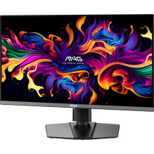 Monitorius, MSI, MAG272QP QD-OLED X50, 26.5", Žaidimų, Panelė QD-OLED, 2560x1440, 16:9, 500Hz, 0.03 ms, Spalva juod