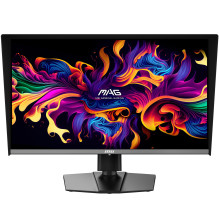 Monitorius, MSI, MAG272QP QD-OLED X50, 26.5", Žaidimų, Panelė QD-OLED, 2560x1440, 16:9, 500Hz, 0.03 ms, Spalva juod