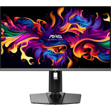 Monitorius, MSI, MAG272QP QD-OLED X50, 26.5", Žaidimų, Panelė QD-OLED, 2560x1440, 16:9, 500Hz, 0.03 ms, Spalva juod