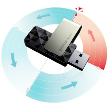USB Atmintinė - Silicon Power Blaze B30 32 GB A Tipo USB 3.0 (3.1 Gen 1) Juoda