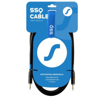 Garso Kabelis - SSQ MIMI2 Mini Jack Stereo 3,5 mm 2 m Juoda Garso Kabelis - SSQ MIMI2 Mini Jack Stereo 3,5 mm 2 m Juoda