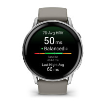 IŠMANUSIS LAIKRODIS VENU 4 45 MM / SIDABRINIS / PILKAS 010-03014-01 GARMIN