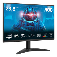 LCD Monitor, AOC, 23.8 ", 1920 x 1080 pixels, Full HD, Native aspect ratio 16:9, LED, Flat, 24B36X