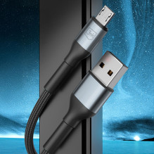 3mk Hyper Cable N-SERIES USB-A / MicroUSB 50cm QC 3.0 5V / 2A 10W - black