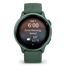 SMARTWATCH VIVOACTIVE 6 / GREEN JAS. 010-02985-02 GARMIN