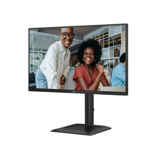 LCD Monitor, AOC, 60.5 cm (23.8"), 1920 x 1080 pixels, Full HD, Native aspect ratio 16:9, LED, Flat, 24E4U