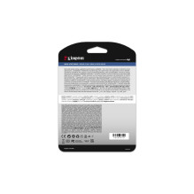SSD, KINGSTON, 7008xTBW rating, MTBF 2000000 h, Read speed 560 MB / s, Write speed 530 MB / s, Serial ATA III, 2.5"
