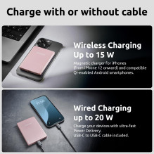 Išorinė baterija USB 5000MAH MAG / ROŽINĖ 7344023 INTENSO