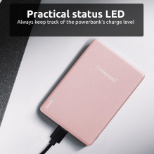 Išorinė baterija USB 5000MAH MAG / ROŽINĖ 7344023 INTENSO