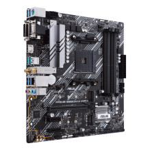 Mainboard, ASUS, AMD B550, SAM4, MicroATX, Memory DDR4, Memory slots 4, 2xPCI-Express 3.0 1x, 1xPCI-Express 4.0 16x, 2xM