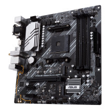 Mainboard, ASUS, AMD B550, SAM4, MicroATX, Memory DDR4, Memory slots 4, 2xPCI-Express 3.0 1x, 1xPCI-Express 4.0 16x, 2xM