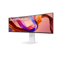 LCD Monitor, LG, 49 ", 5120 x 1440 pixels, Dual QHD, Native aspect ratio 32:9, LED, Curved, 49U950A-W