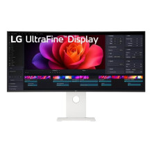 LCD monitorius, LG, 40 colių, 5120 x 2160 pikselių, WUHD, natūralus kraštinių santykis 21:9, išlenktas, 40U990A-W