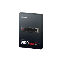 SSD, SAMSUNG, 9100 PRO, 2TB, M.2, PCIe Gen5, NVMe, TLC, Write speed 13400 MBytes / sec, Read speed 14700 MBytes / sec, 2